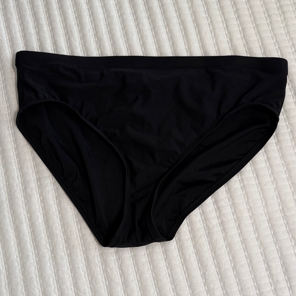 Aqua Green Black Bikini Bottom